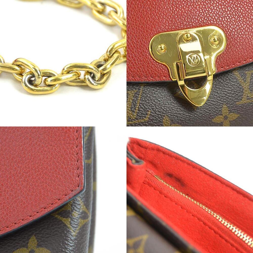 Louis Vuitton Shoulder Bag Monogram Saint Placide Canvas Leather Cerise Women... - Picture 4 of 5